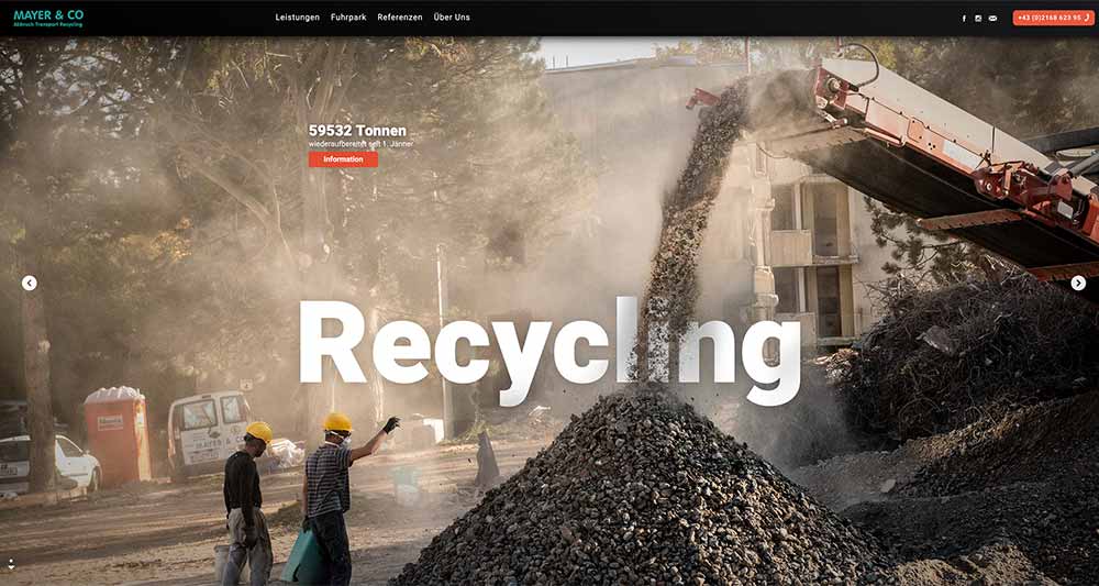 Screenshot mayer-abbruch.at, photo: Kurt Prinz