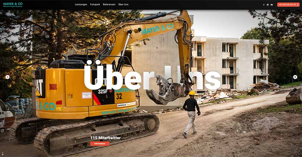 Screenshot mayer-abbruch.at, photo: Kurt Prinz
