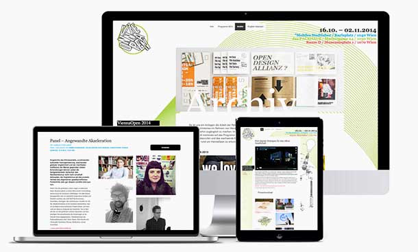 Mockup of the Vienna Open Festival 2016